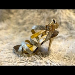 Jimmy Choo strap high heel